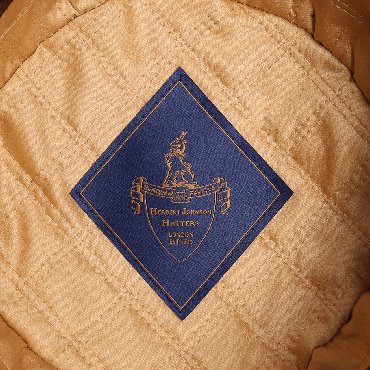 Horse Embroidered Smoking Hat - Brown - Swaine Group Ltd