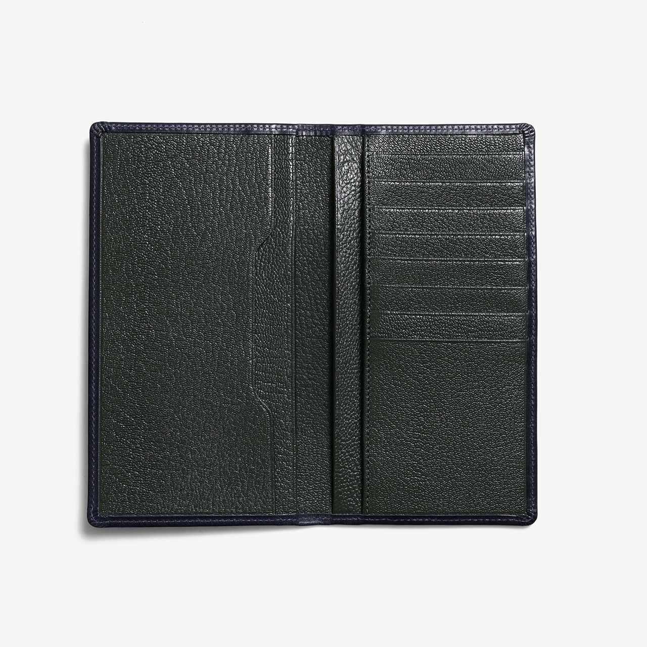 Bridle Tall Jacket Wallet - Navy - Swaine Group Ltd