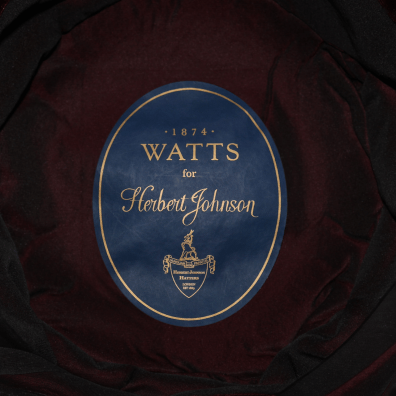 Watts 1874 Smoking Hat - Henna - Swaine Group Ltd