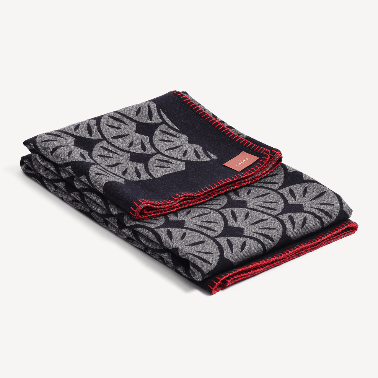 Trocadero Throw - Black and Grey - Swaine