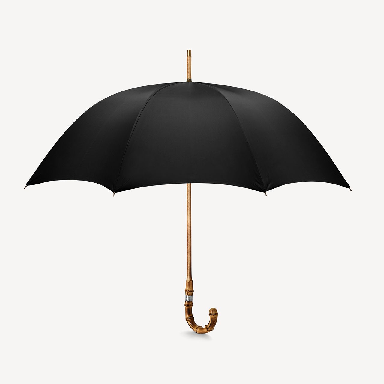 Singin' in the Rain Whangee Umbrella for Men - Black