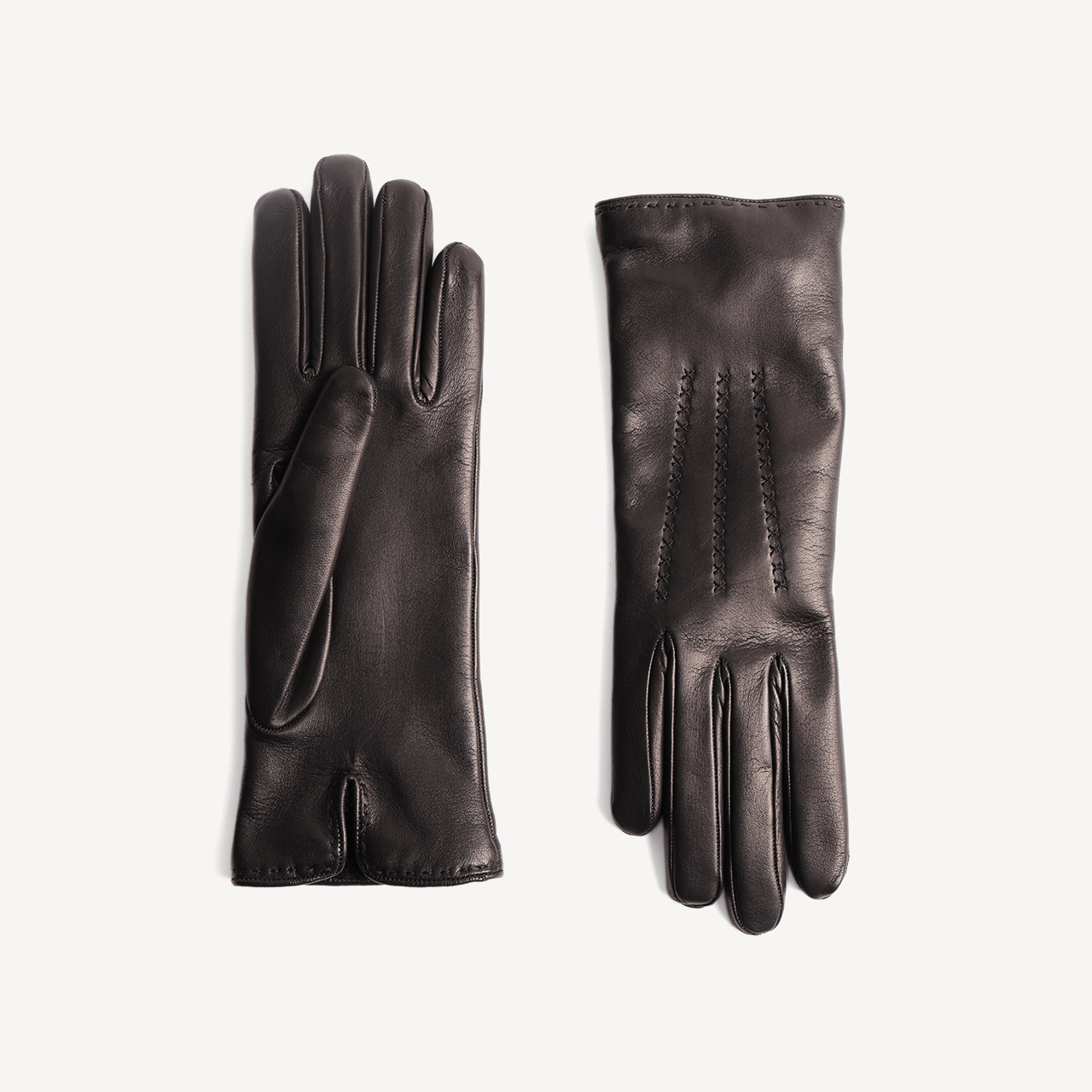 Women's Leather Nappa Gloves - Black - Swaine Group Ltd