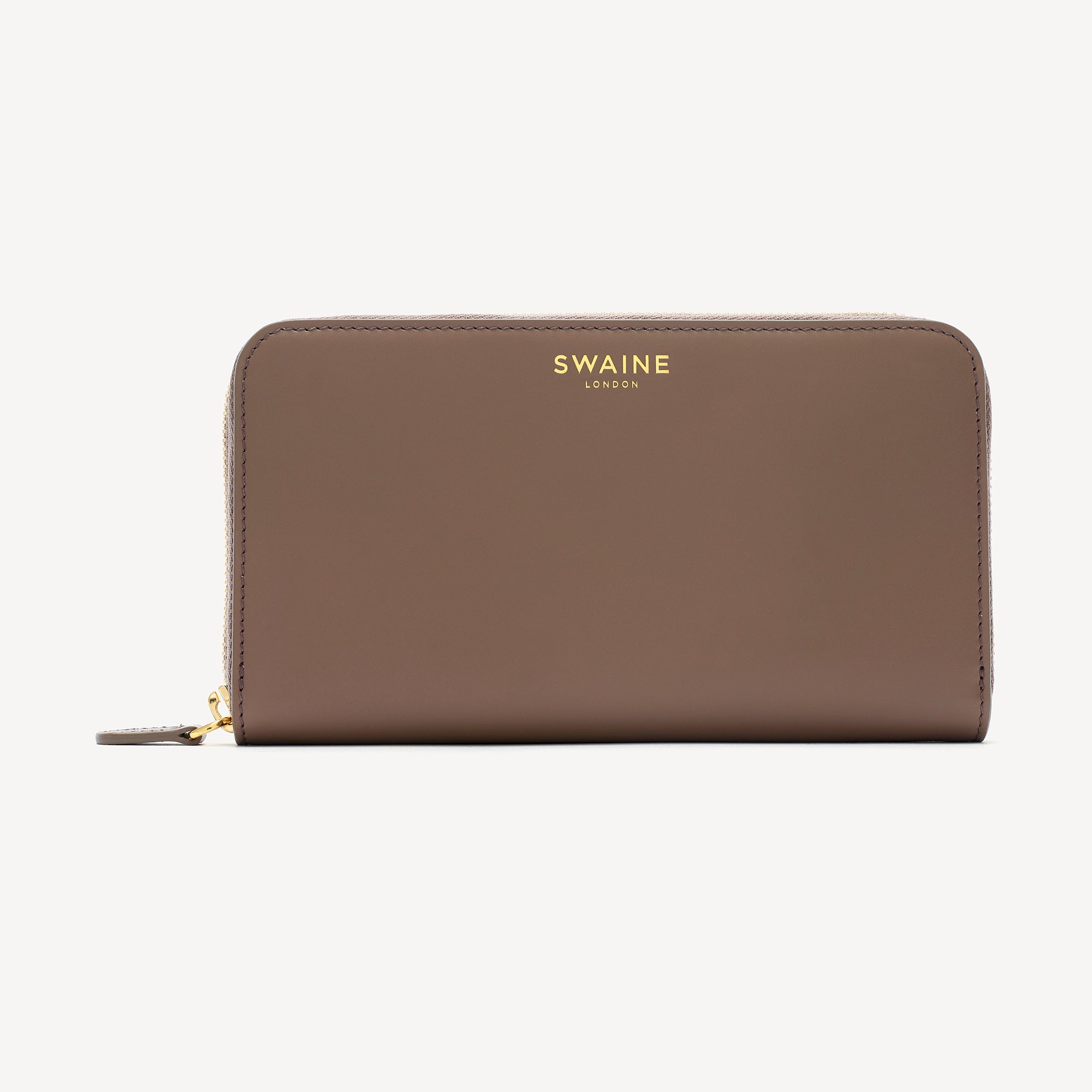 Zip Around Wallet - Taupe