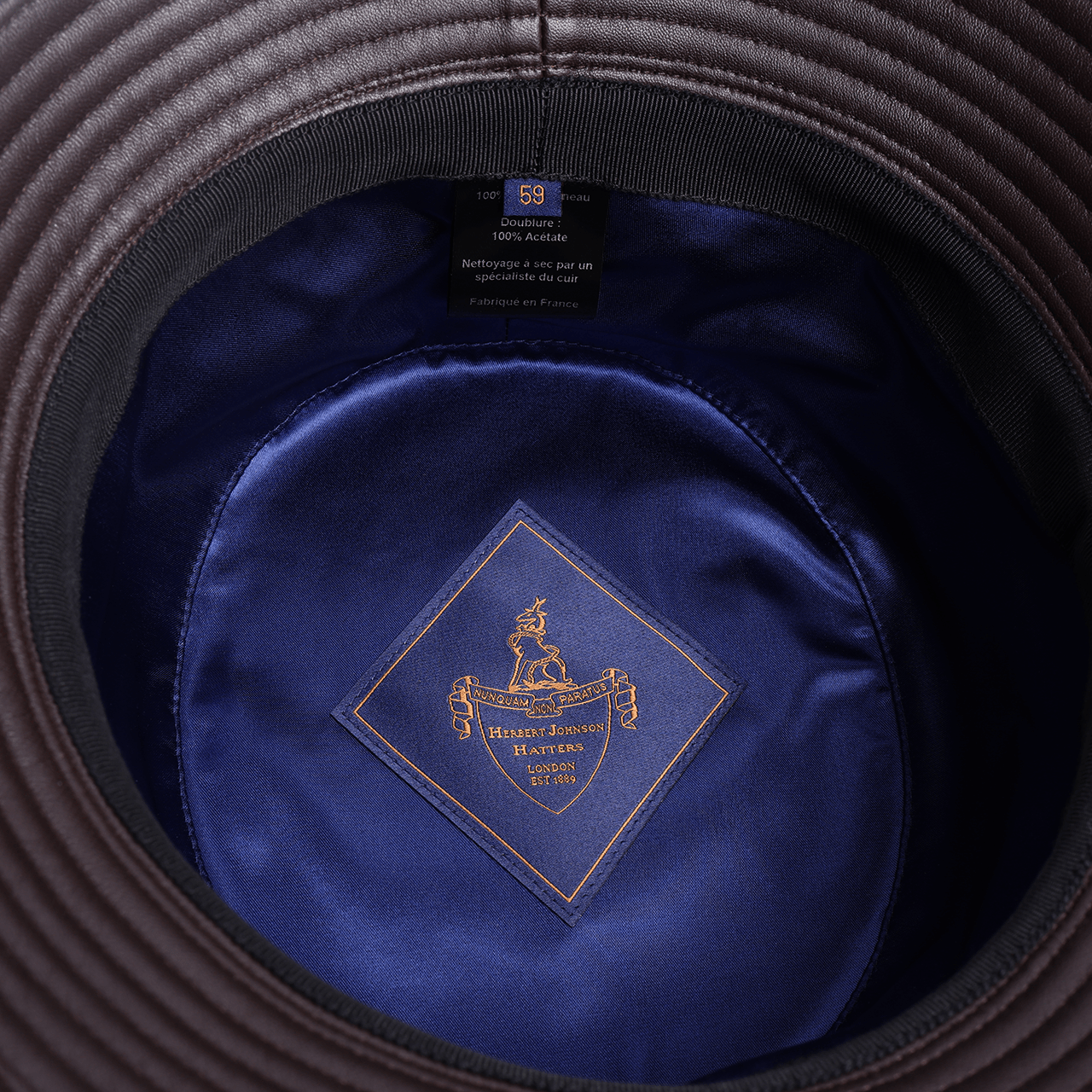 Bucket Hat - Brown Leather - Swaine Group Ltd