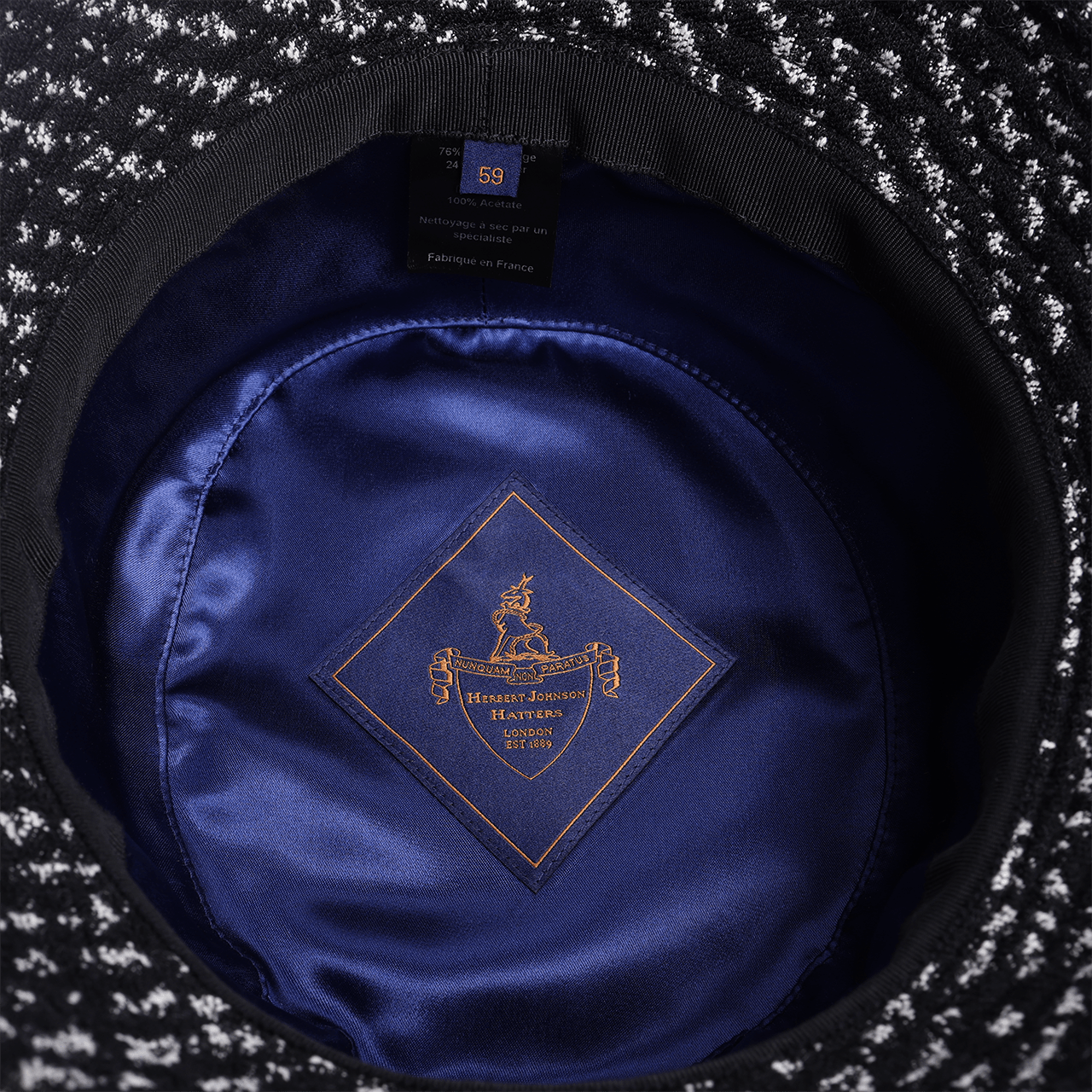 Bucket Hat - Black Jacquard - Swaine Group Ltd