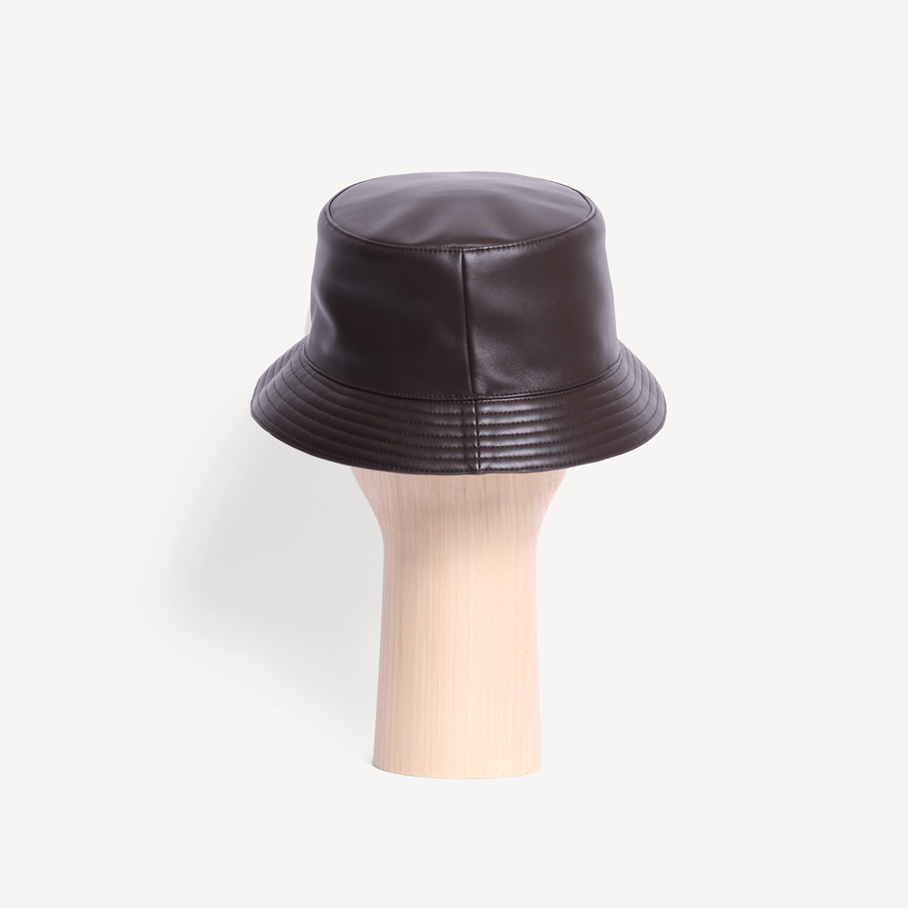 Bucket Hat - Brown Leather - Swaine Group Ltd