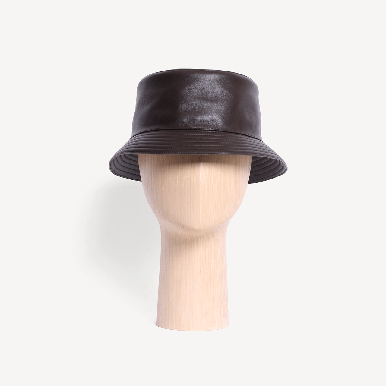 Bucket Hat - Brown Leather - Swaine Group Ltd