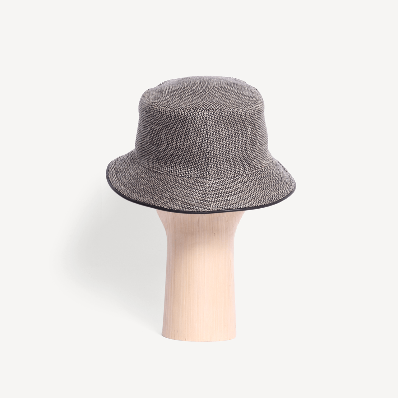 Bucket Hat - Black & White Canvas - Swaine Group Ltd