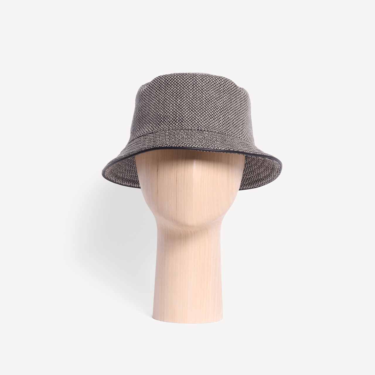 Bucket Hat - Black & White Canvas - Swaine Group Ltd