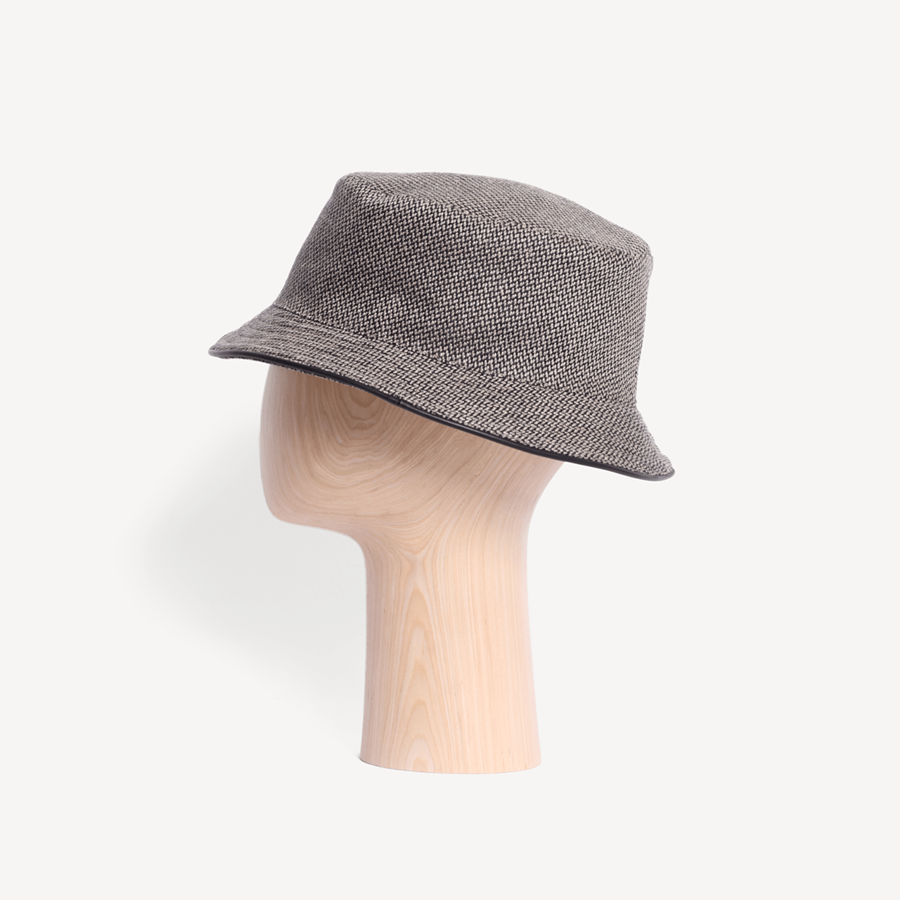 Bucket Hat - Black & White Canvas - Swaine Group Ltd