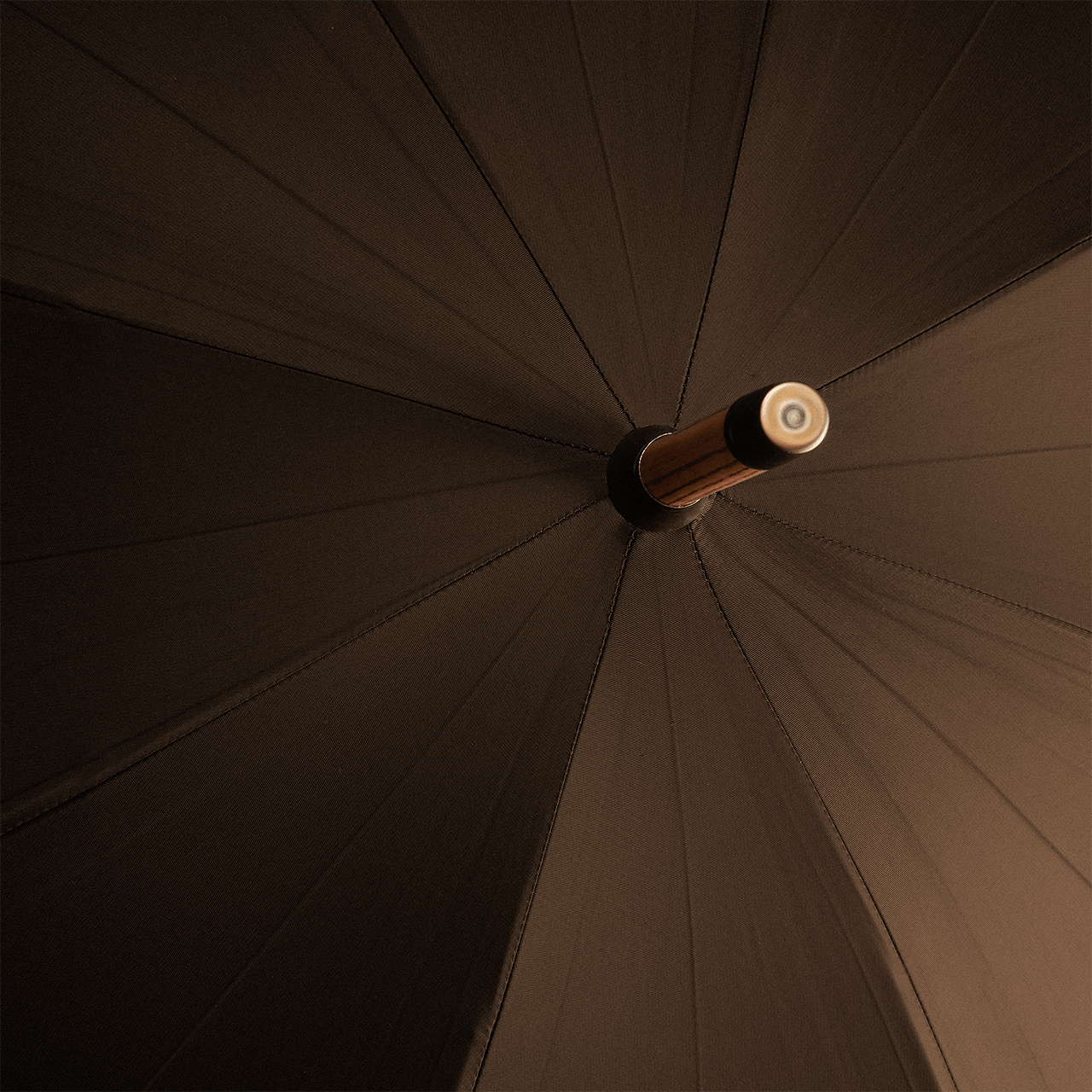 Oak Umbrella for Men - Brown - Swaine Group Ltd