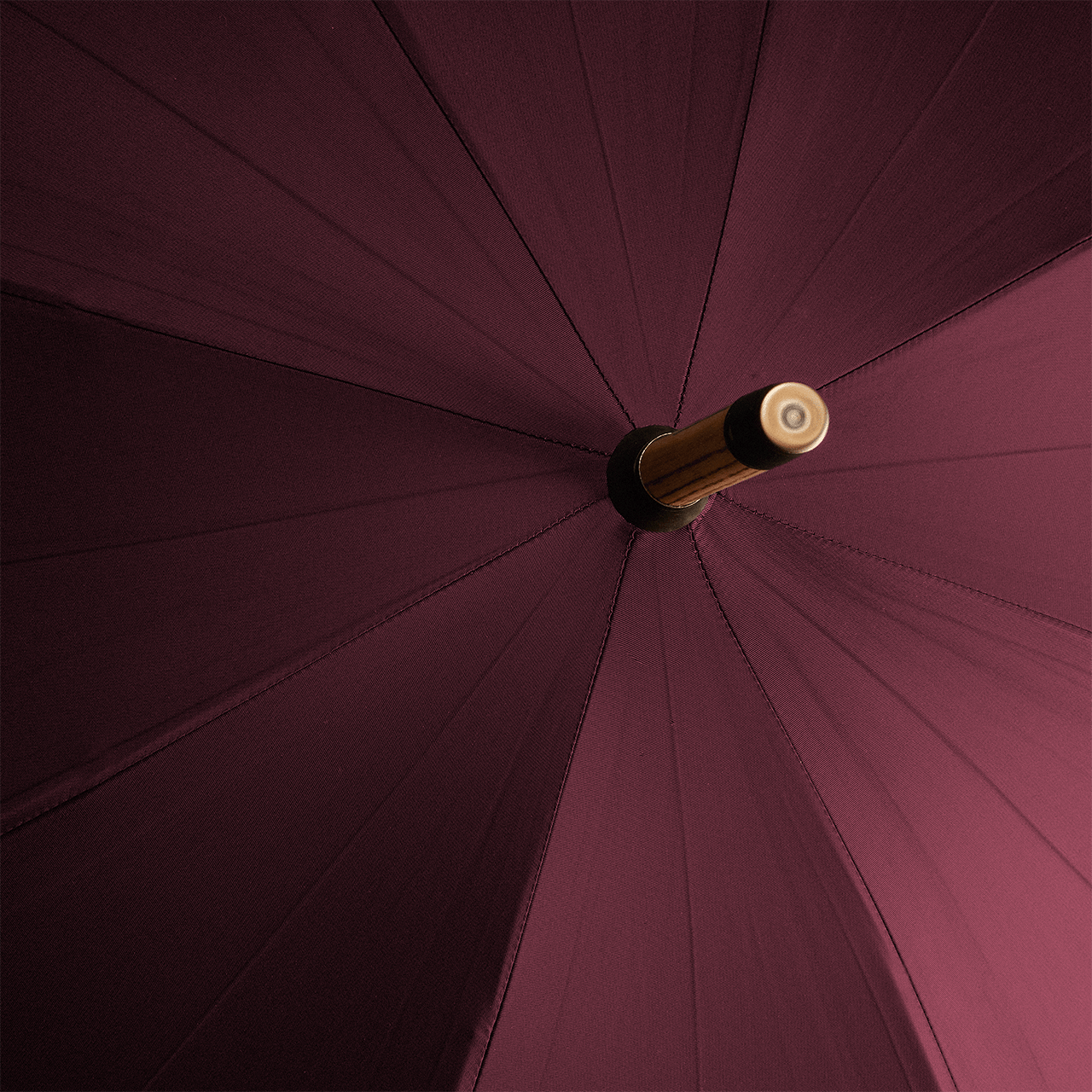Oak Umbrella for Men - Burgundy - Swaine Group Ltd