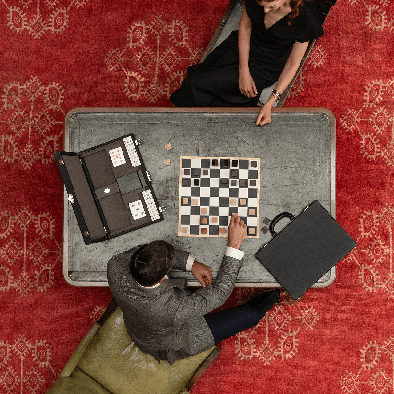 Chess - Black & Taupe - Swaine Group Ltd
