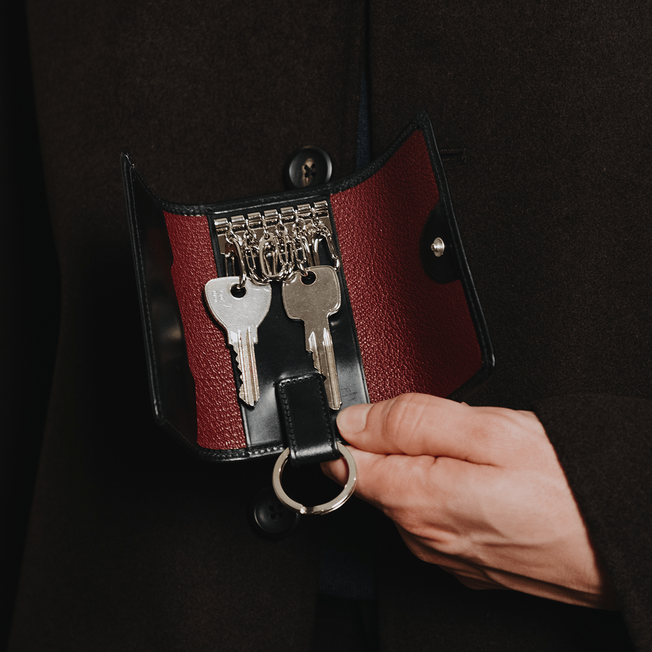 Bridle Key Case - Jaguar Green - Swaine Group Ltd