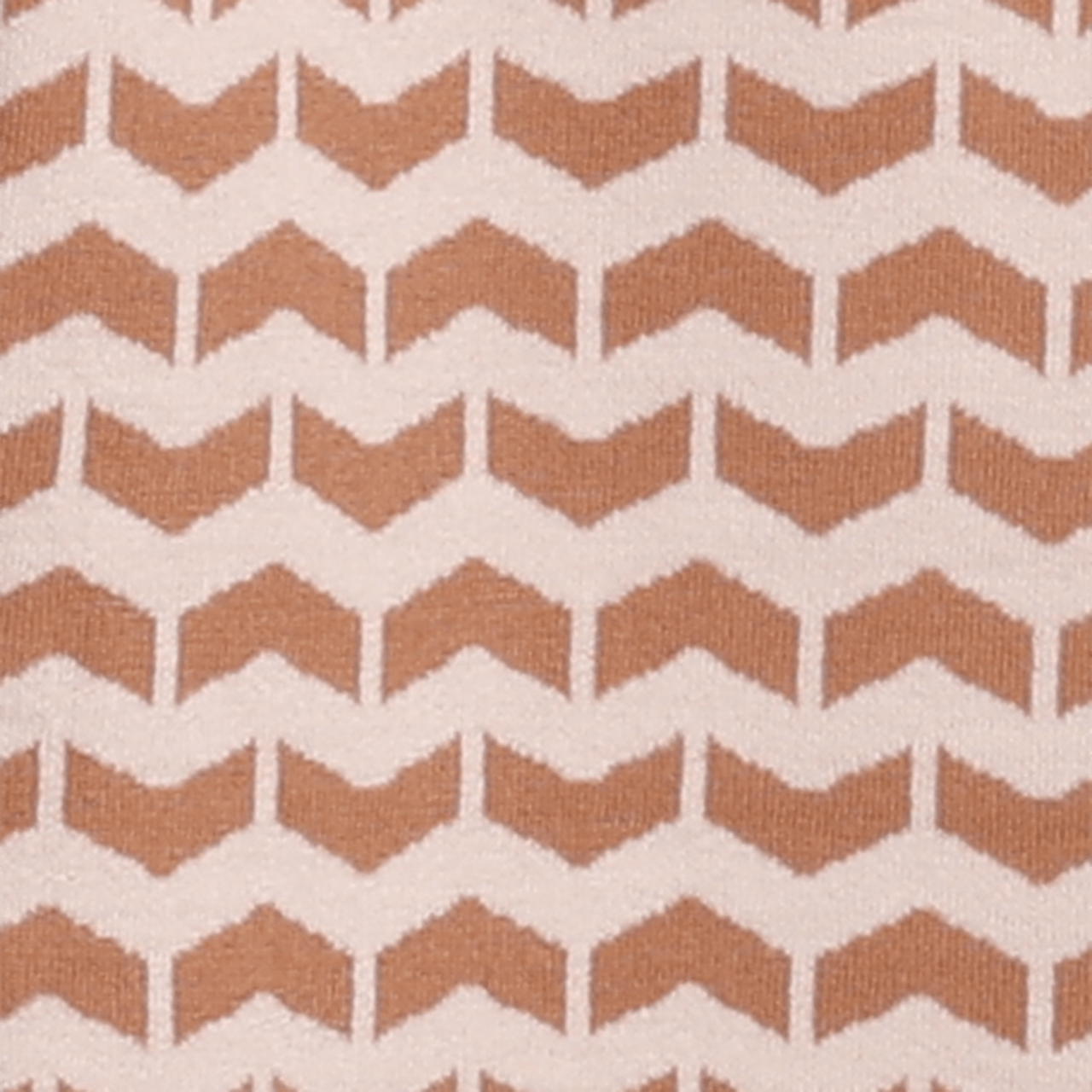 Manhattan Jacquard Scarf - Brown and White - Swaine Group Ltd