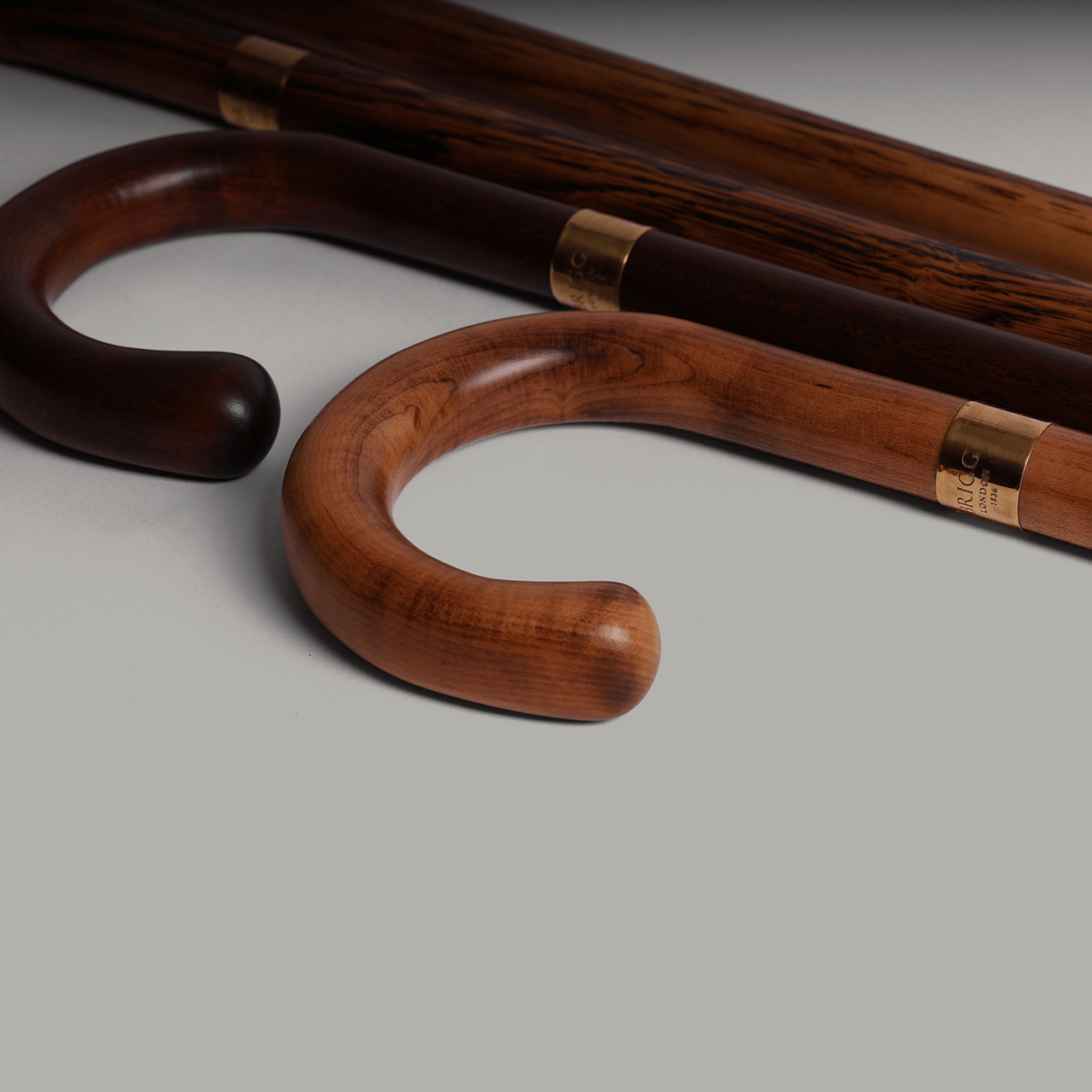 Maple Walking Stick - Silver Collar - Swaine Group Ltd