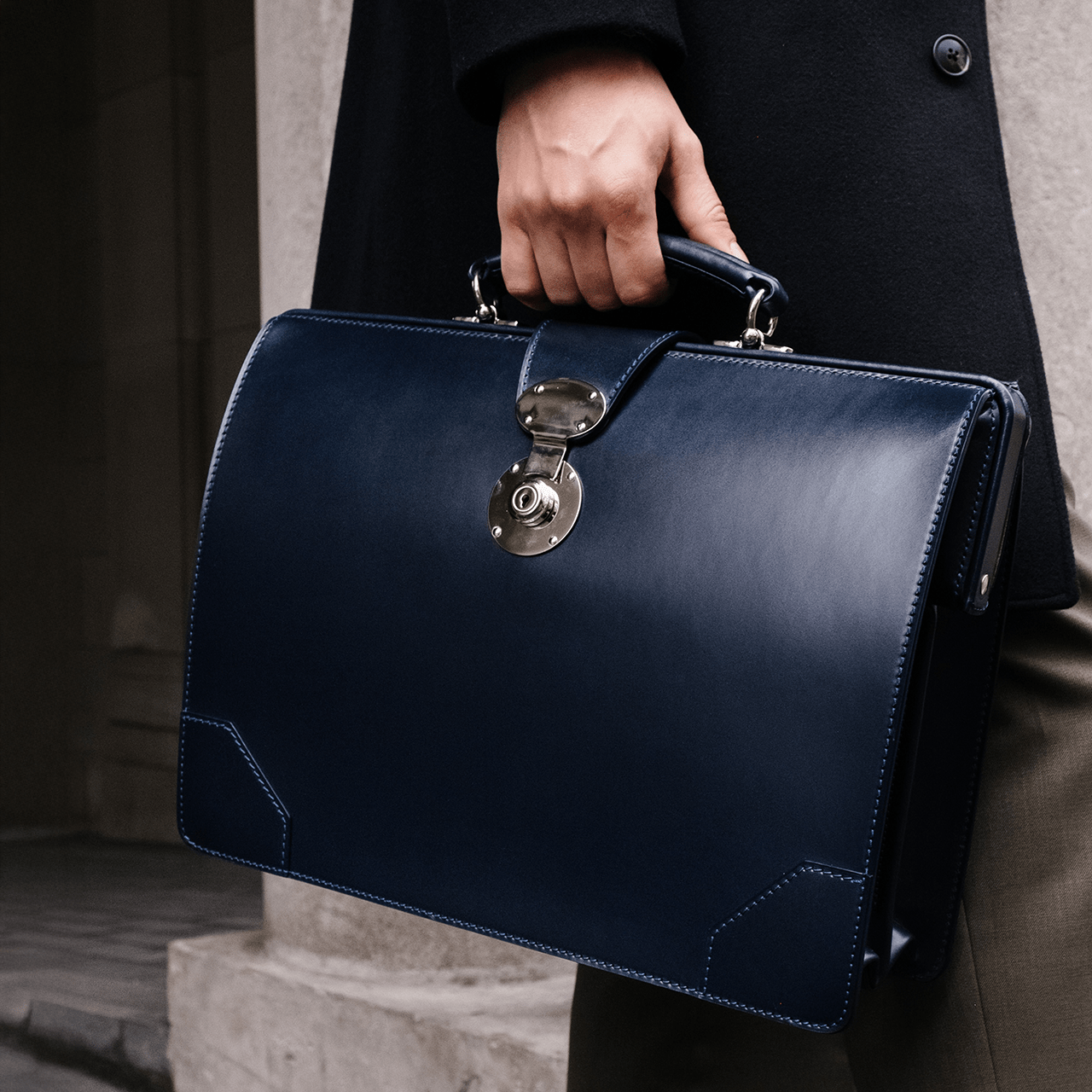 Small Whitehall - Navy - Swaine Group Ltd