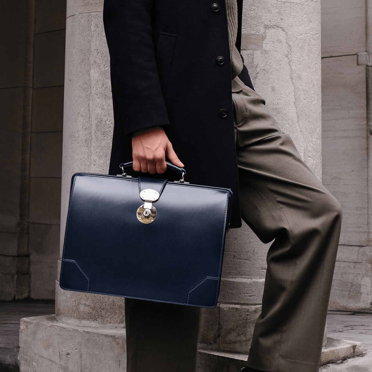 Small Whitehall - Navy - Swaine Group Ltd