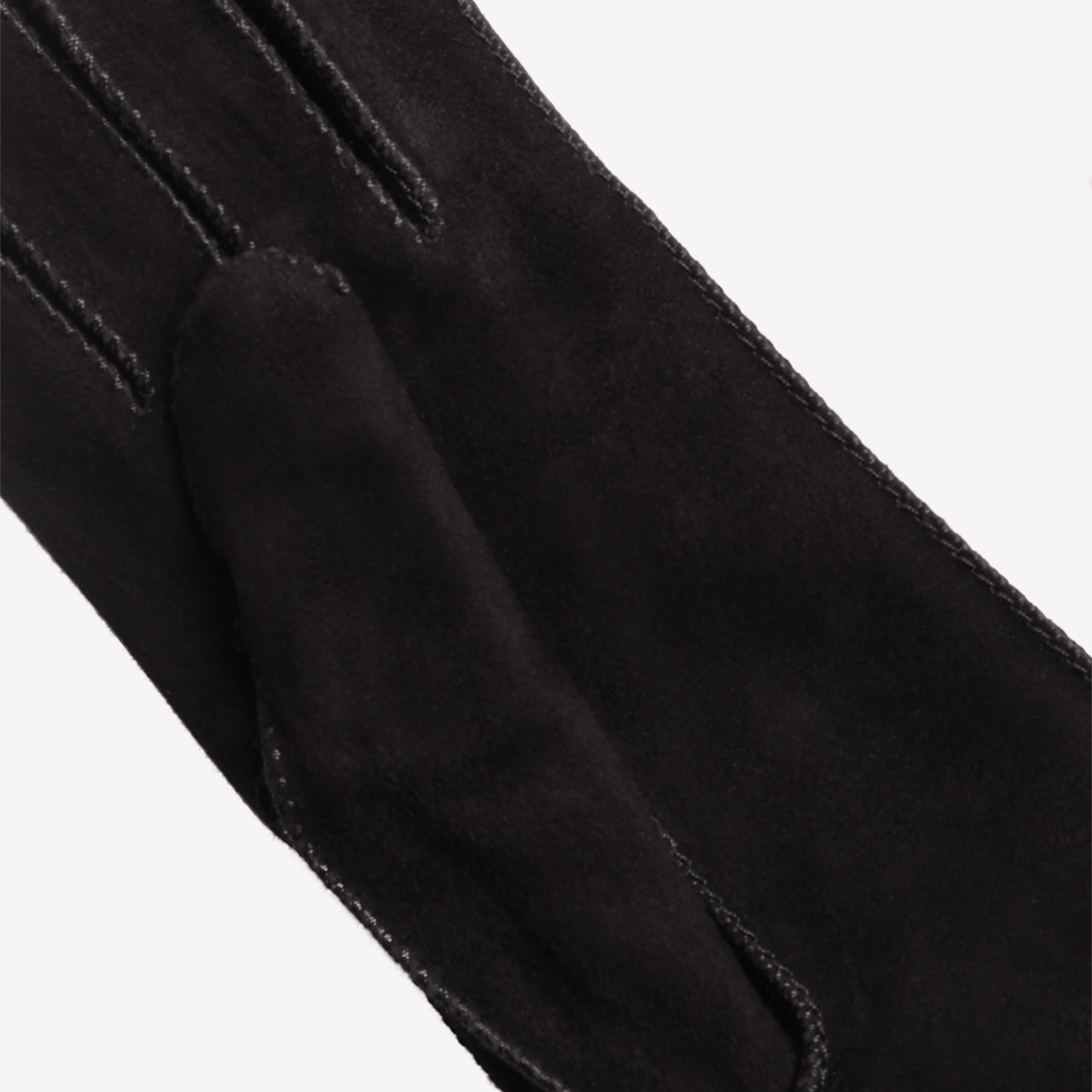 Women's Leather Nappa & Suede Gloves - Black - Swaine Group Ltd