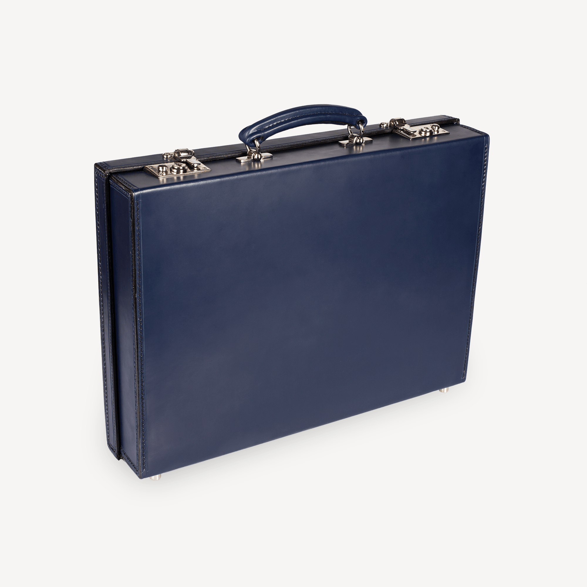 Churchill Attaché Case - Navy - Swaine