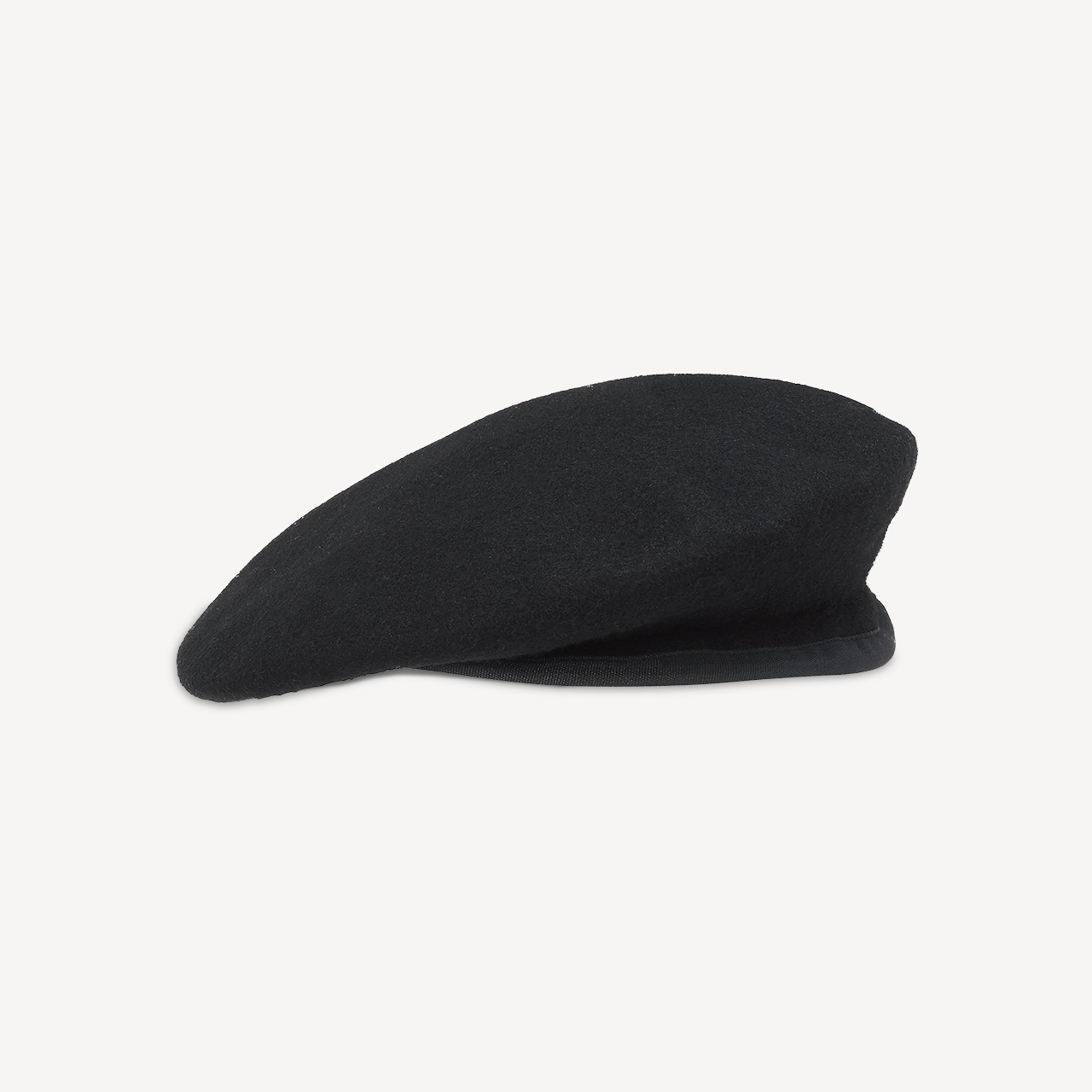 黒の軍用ベレー帽 - スウェイン