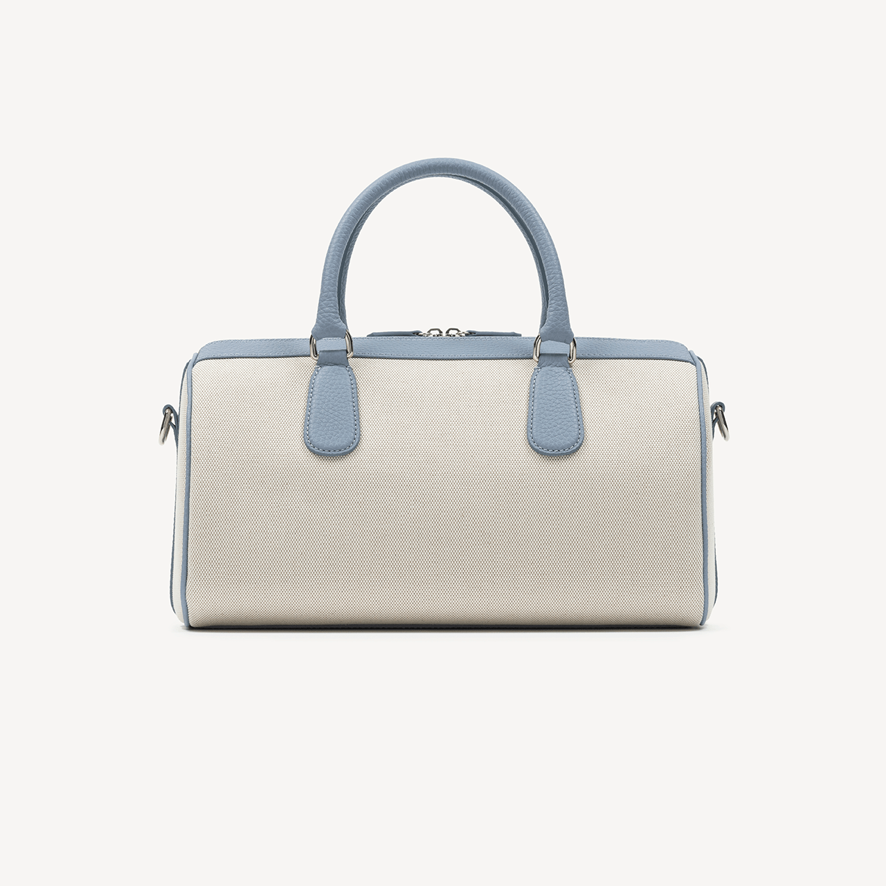 Bolster Bag - Blue Pebble & Beige Canvas - Swaine