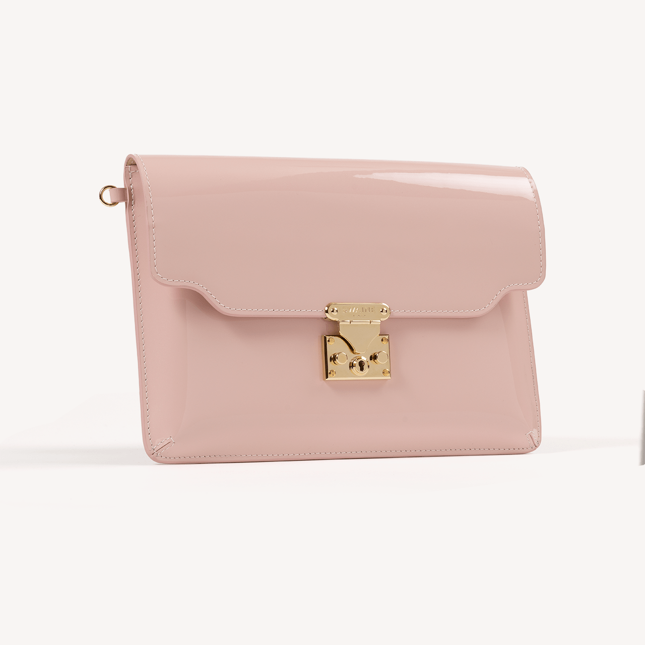 Bond Pouch - Powder Pink Patent - Swaine