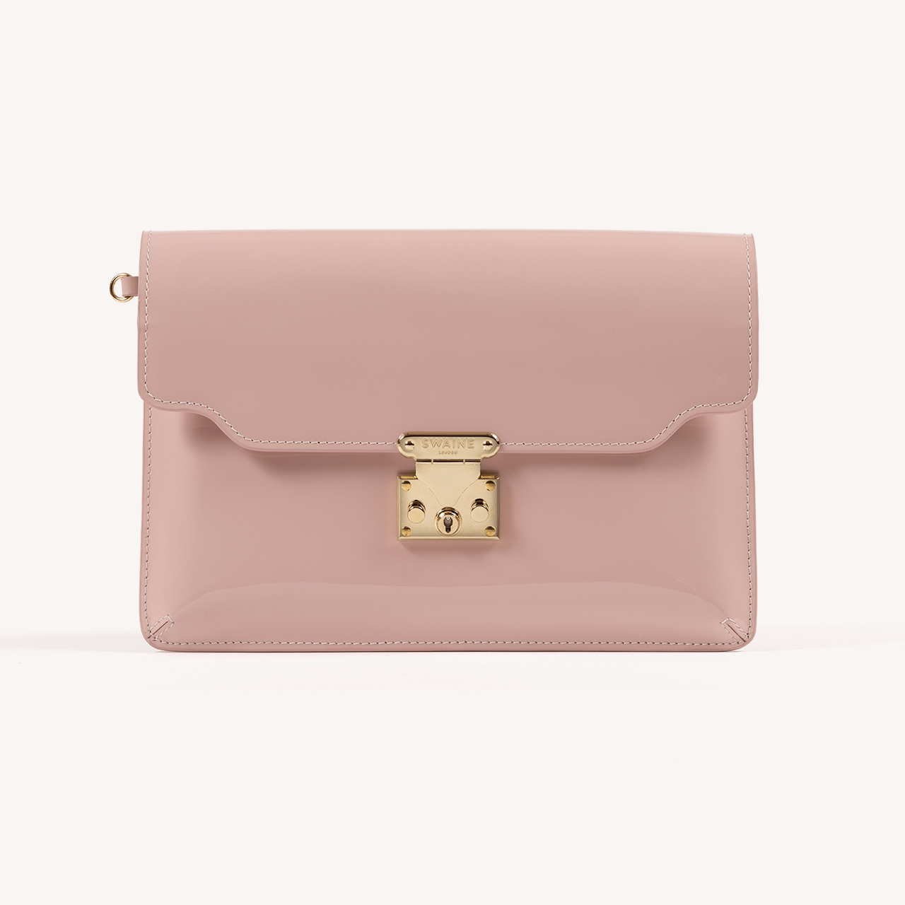 Bond Pouch - Powder Pink Patent - Swaine