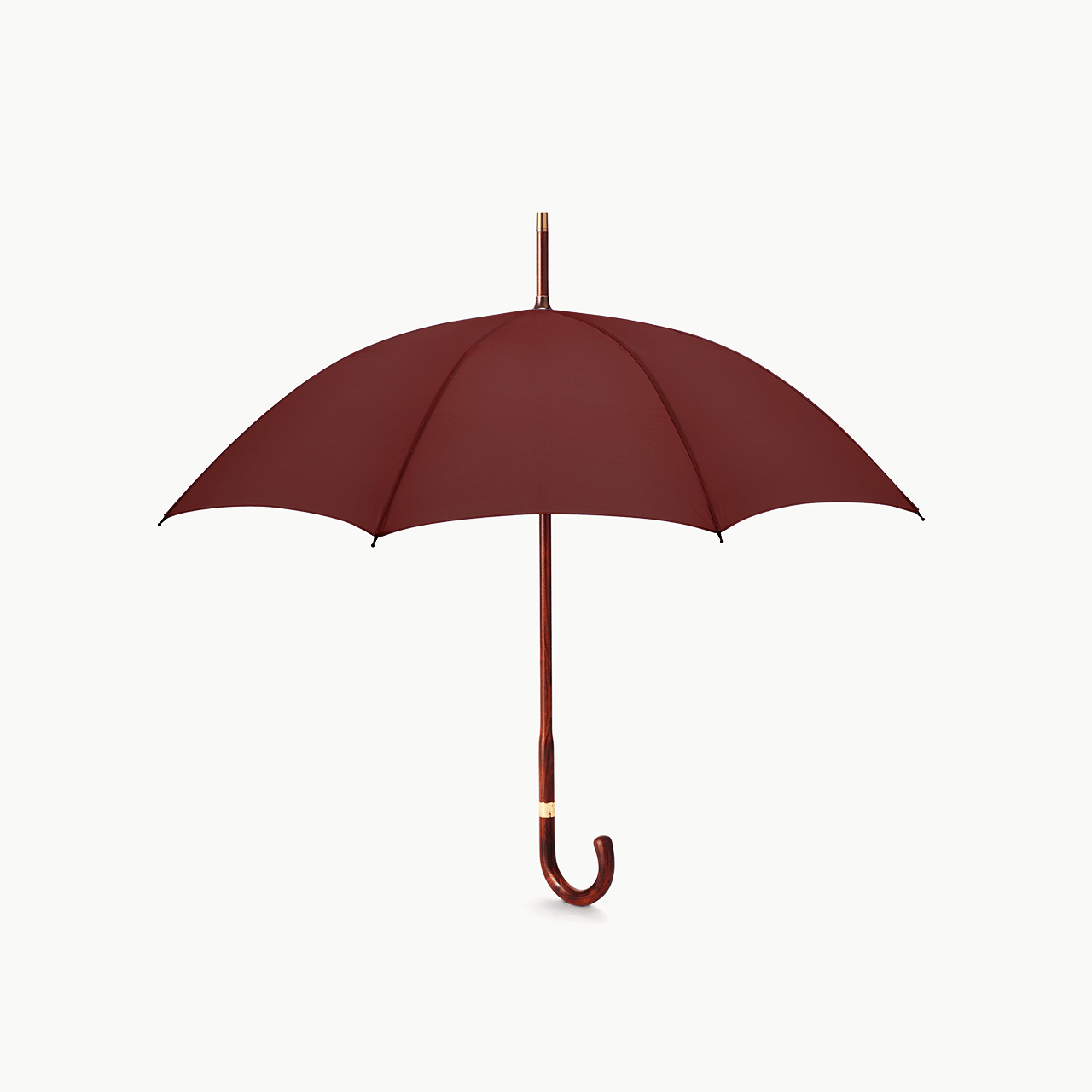 Stripped Cherry Umbrella for Women - Burgundy - Swaine