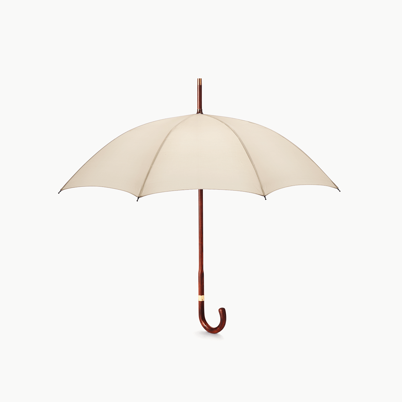 Stripped Cherry Umbrella for Women - Cream - Swaine