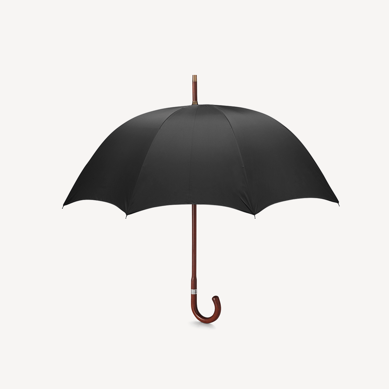 Stripped Cherry Umbrella for Men - Black - Swaine