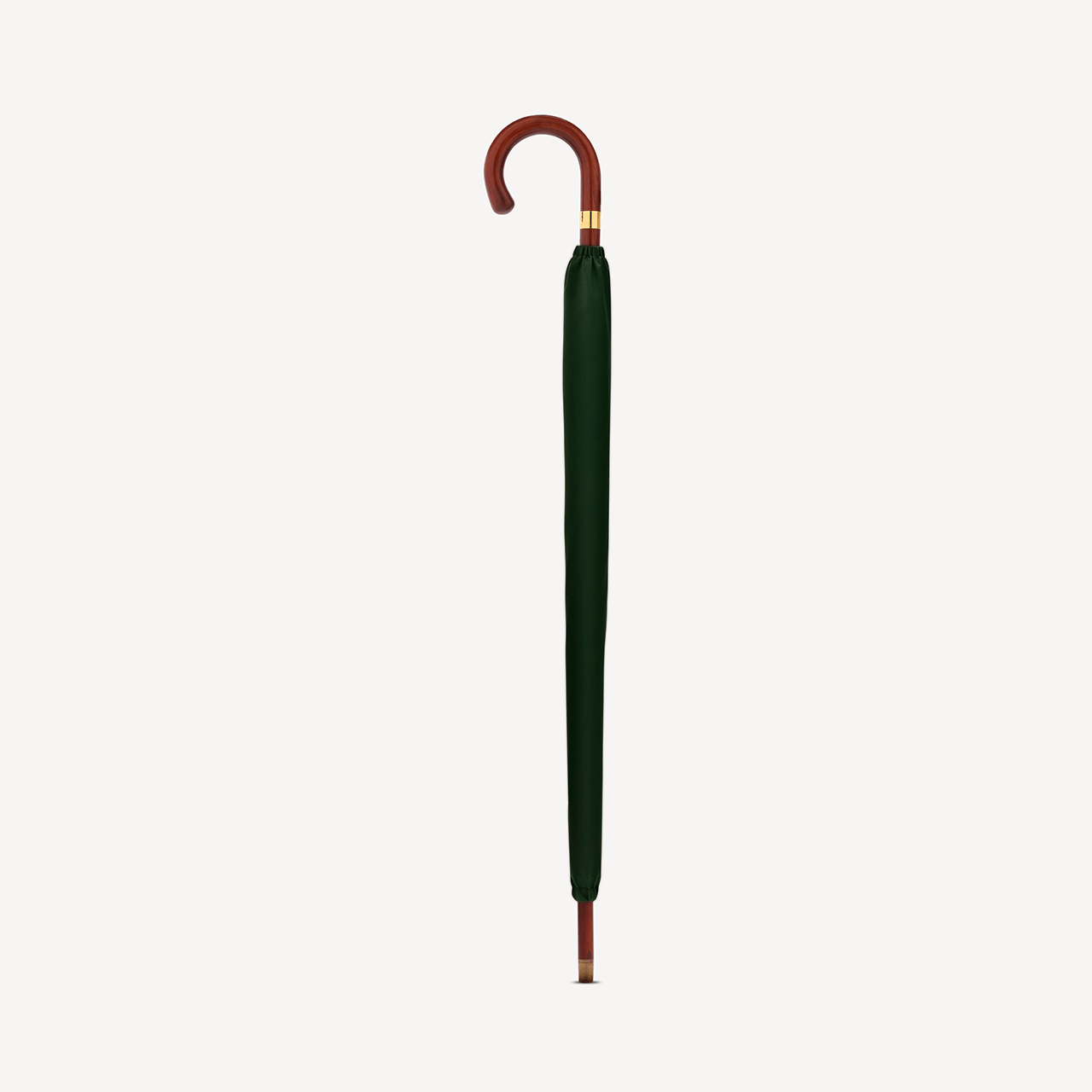 Stripped Cherry Umbrella for Men - Jaguar Green - Swaine