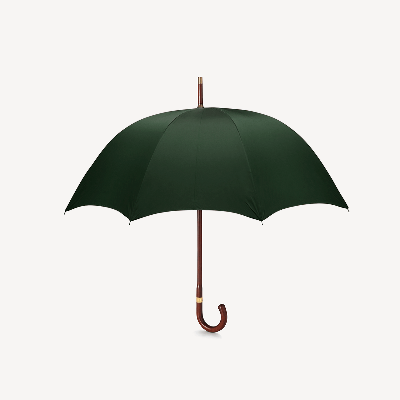 Stripped Cherry Umbrella for Men - Jaguar Green - Swaine