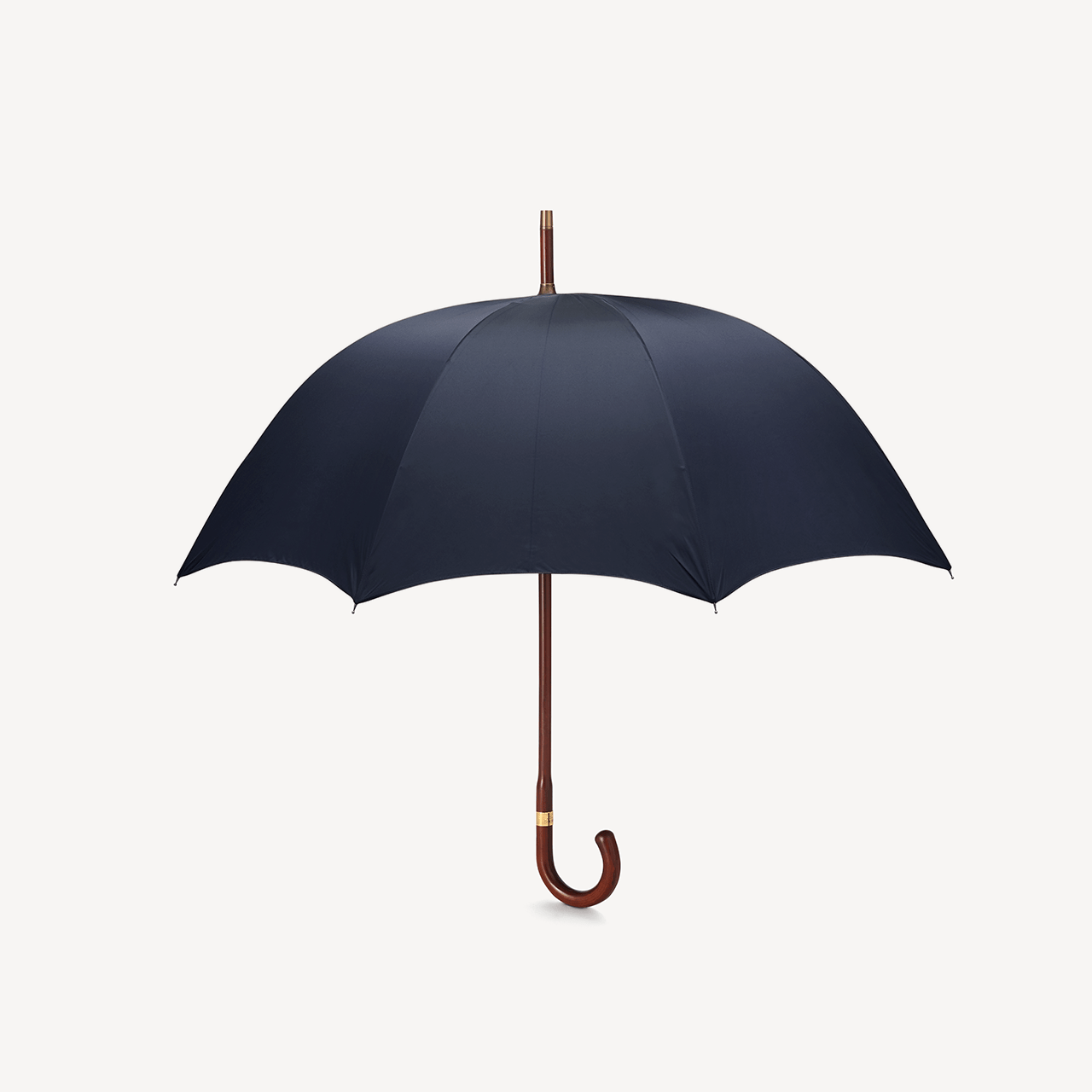 Stripped Cherry Umbrella for Men - Dark Navy - Swaine