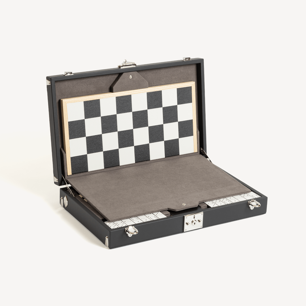 国际象棋 - 黑色和灰褐色 - Swaine