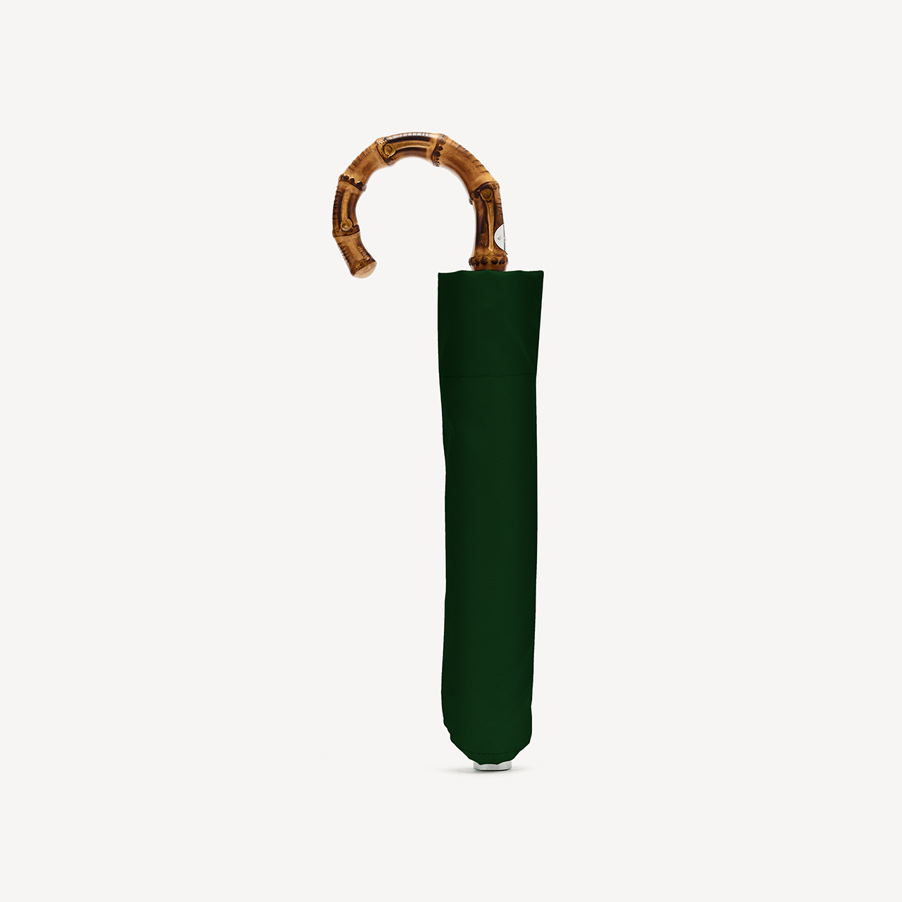 Collapsible Umbrella with Whangee Handle - Hunter - Swaine