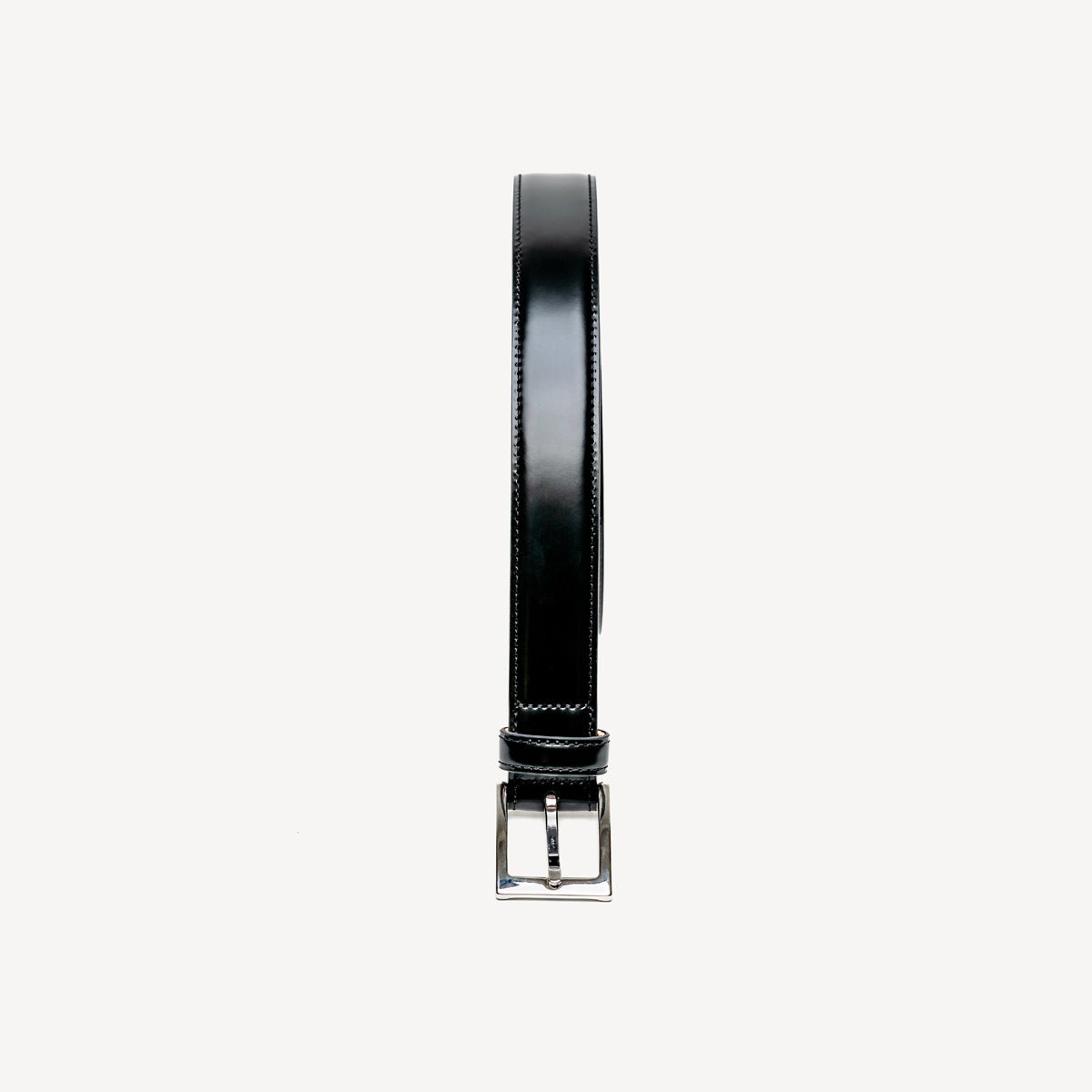 Men's Leather Belt - Black - Swaine