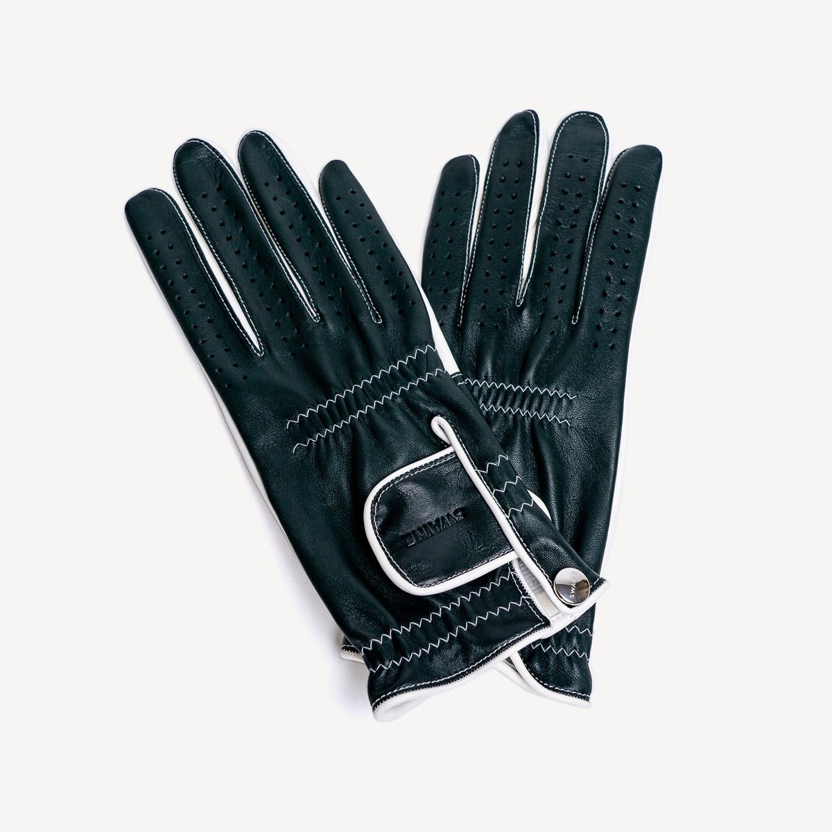 Men’s Golf Gloves - Green & White - Swaine