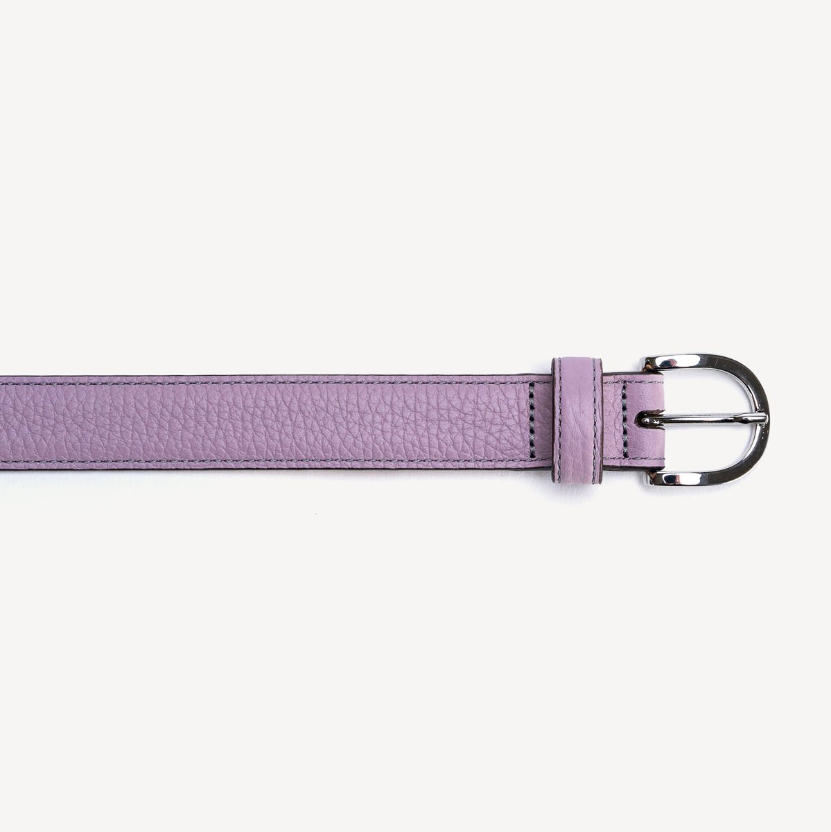 Women's Belt with Round Buckle - Lilac - Swaine