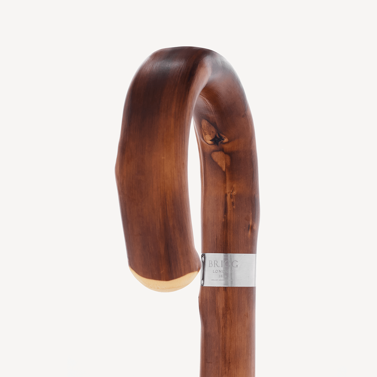 Golf Umbrella Crook Handle - Burgundy & White - Swaine