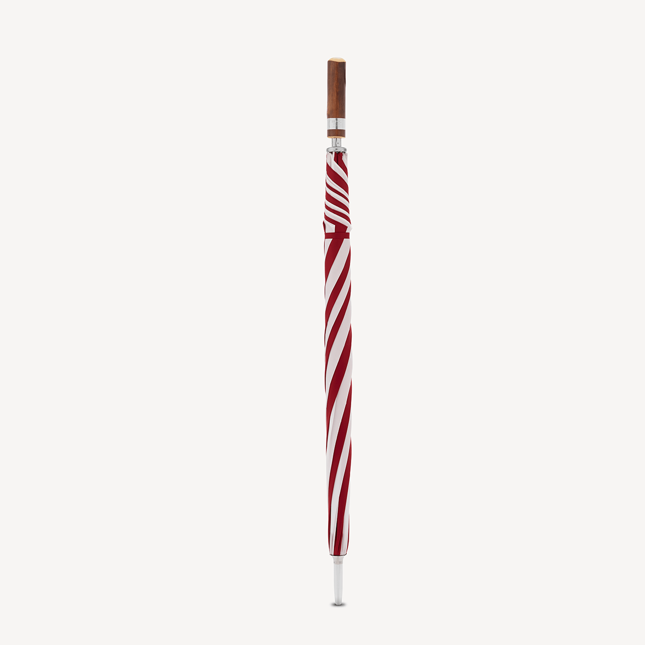 Golf Umbrella Straight Handle - Burgundy & White - Swaine