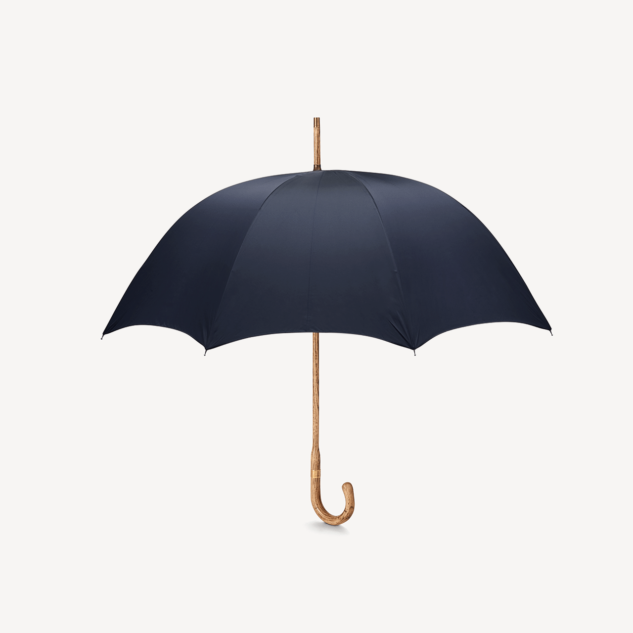 Hickory Umbrella for Men - Dark Navy - Swaine