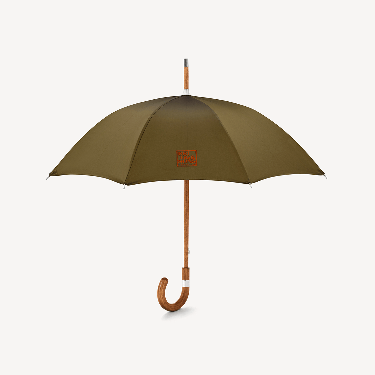 Babalu Farm Umbrella For Kids - Green Children's Rain Umbrella With Clear See-Thru Panel