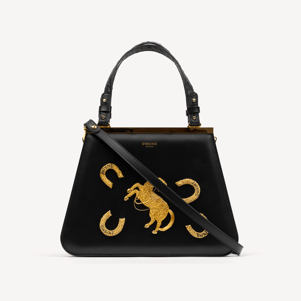 Limited Edition Margot with Gold Equestrian Embroidery - Swaine