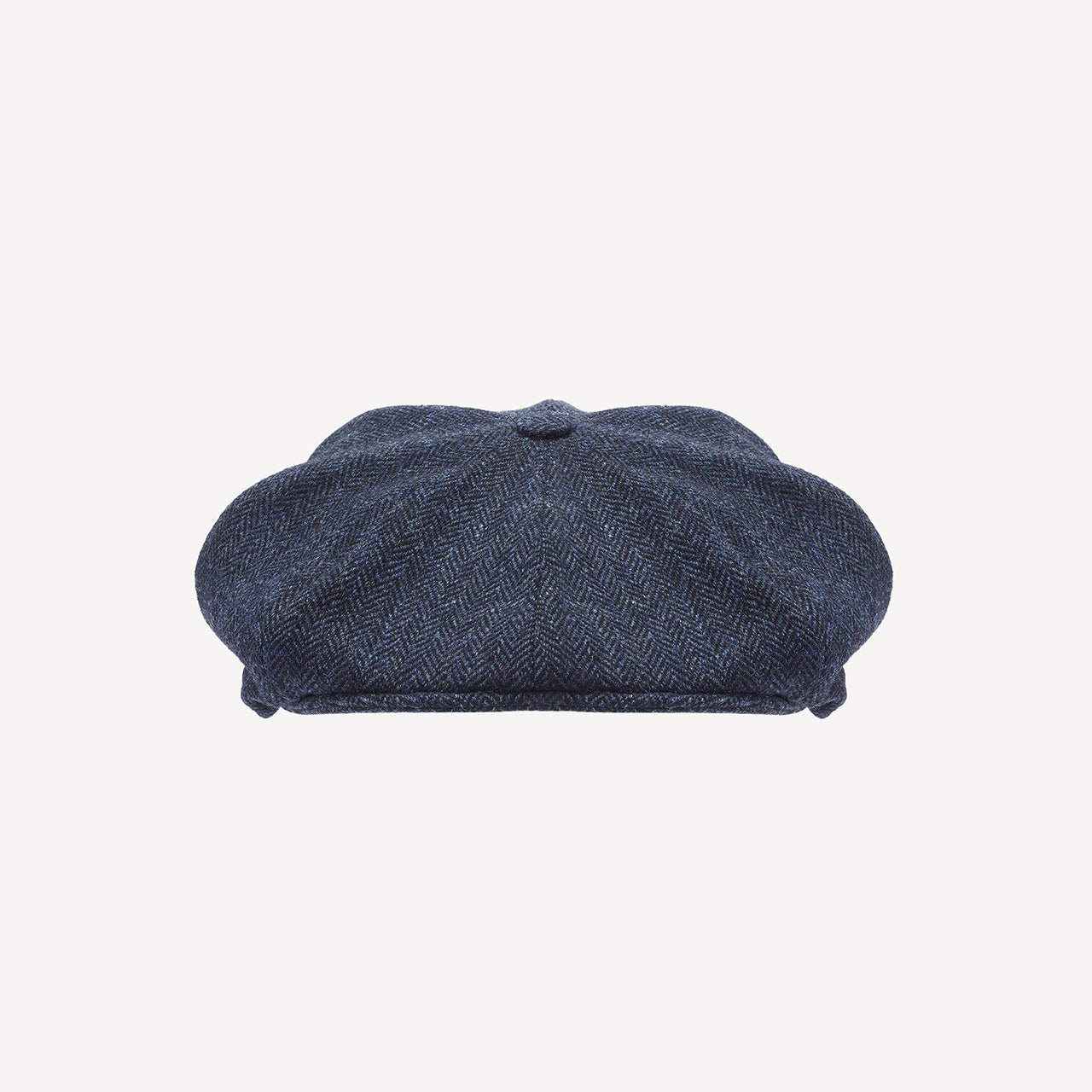 Newsboy Cap - Navy Herringbone - Swaine