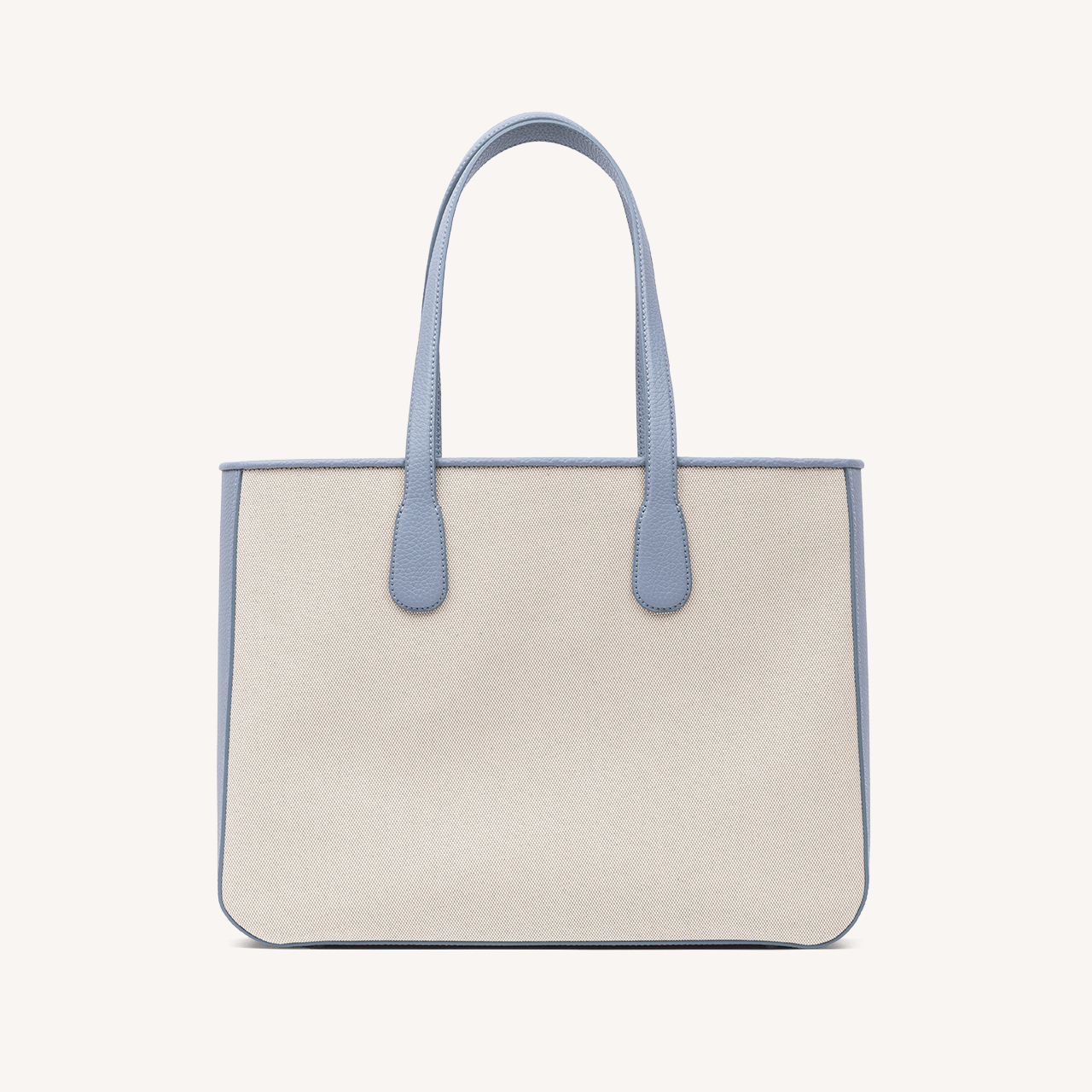 Shopper - Blue Pebble & Beige Canvas - Swaine