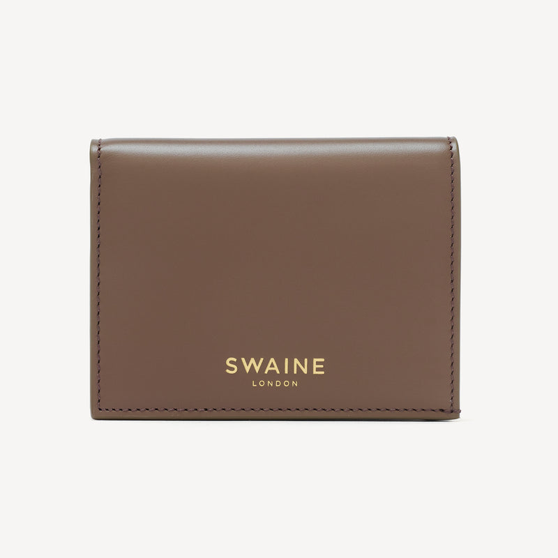 Mini Leather Purse brown