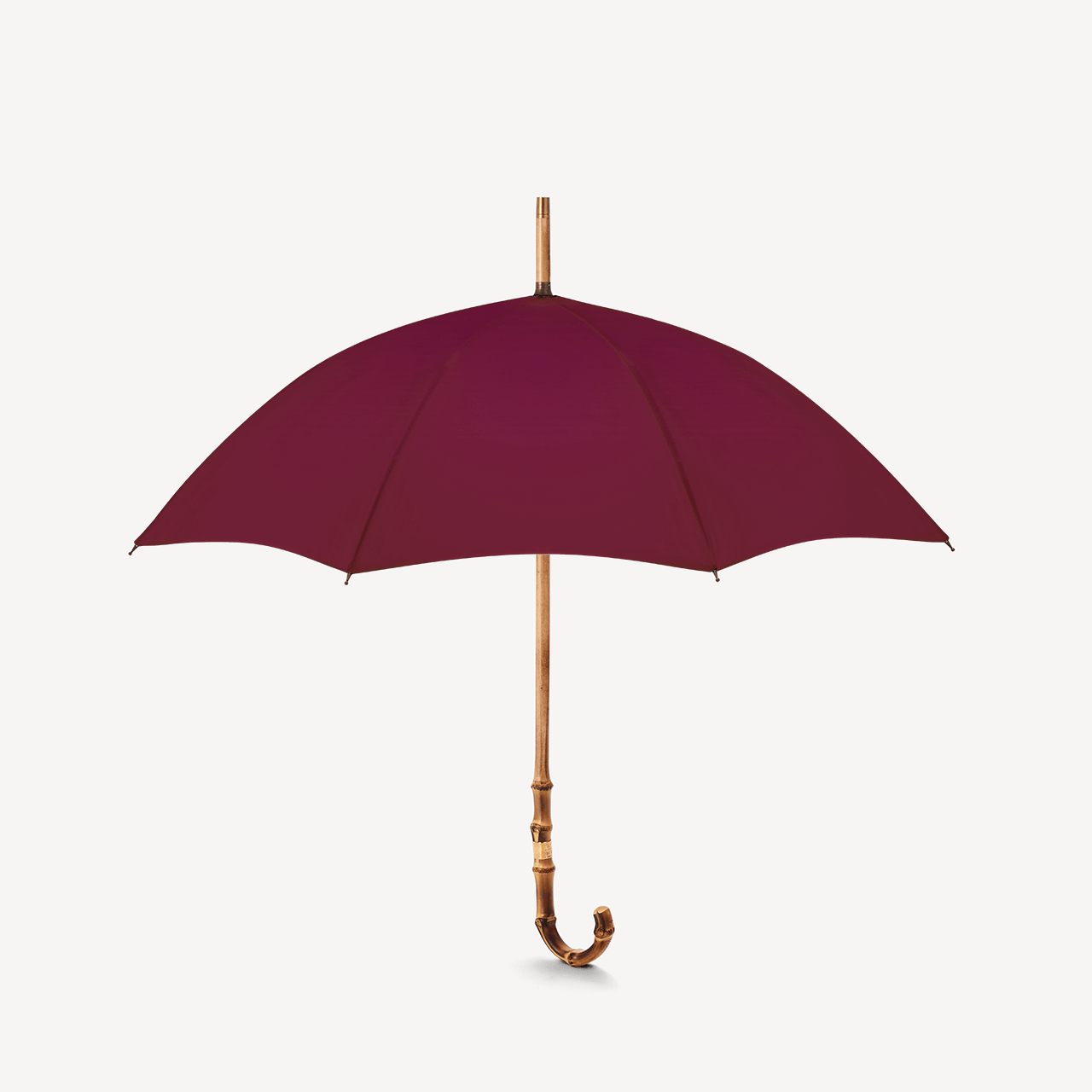 Singin' in the Rain Whangee Umbrella for Women - Burgundy - Swaine