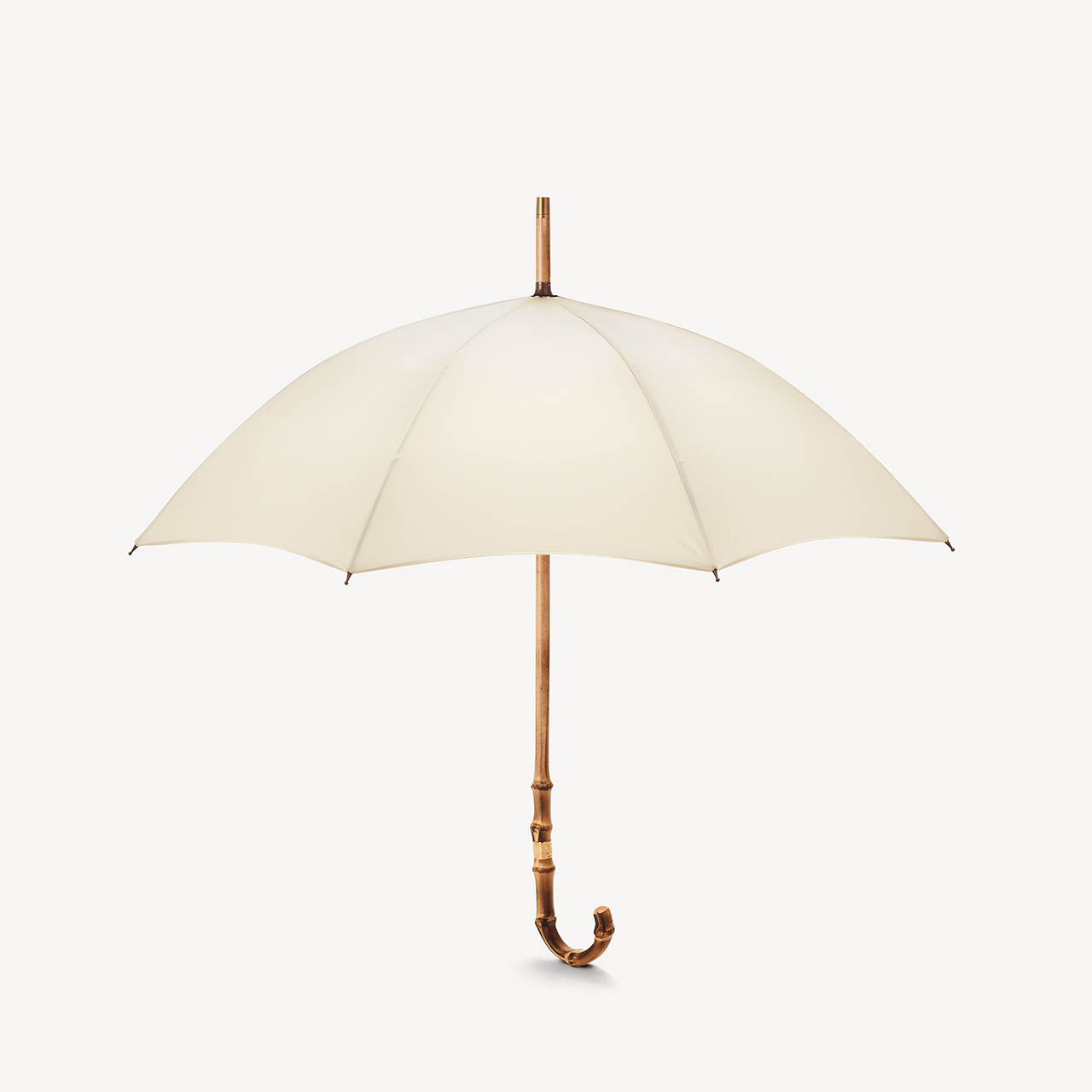 Singin' in the Rain Whangee Umbrella for Women - Cream - Swaine