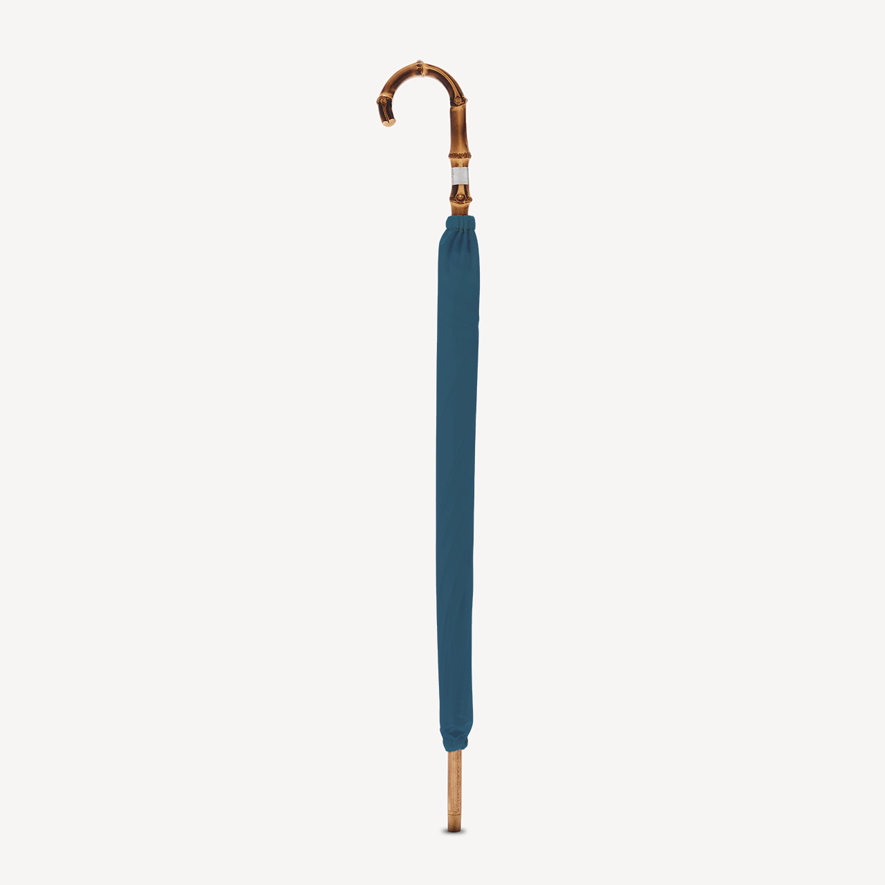 Singin' in the Rain Whangee Umbrella for Women - French Navy - Swaine